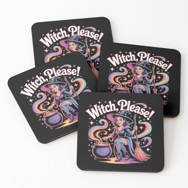 Item preview, Witch, Please! – Colorful Retro Witch Illustration designed and sold by WitchPrint.
