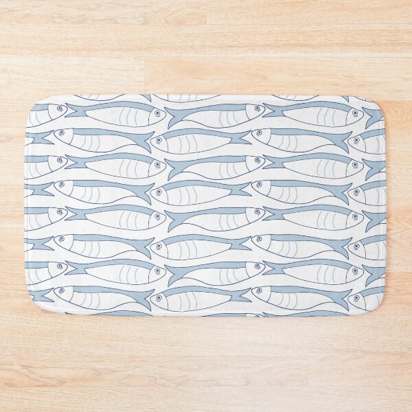 Item preview, Sardines Fish Pattern designed and sold by HotHibiscus.