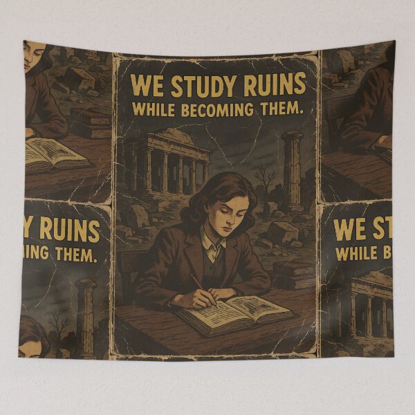 Item preview, Dark Academia Aesthetic: We Study Ruins While Becoming Them designed and sold by bapupa.