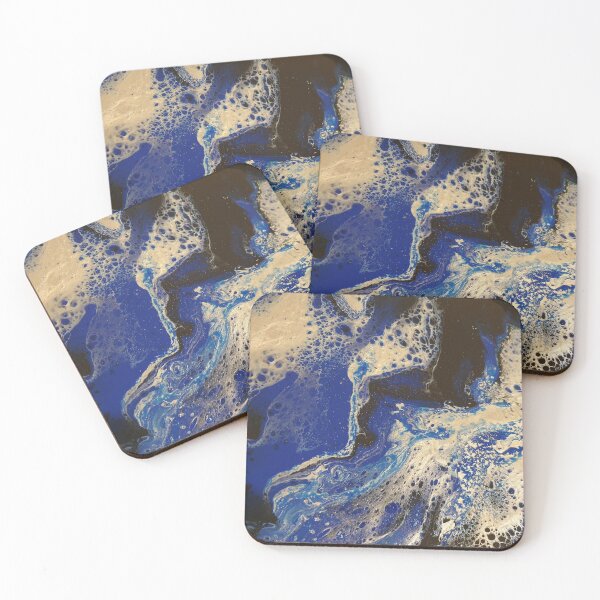 Item preview, DUTCHPOUR ELECTRICBLUE designed and sold by Creativecanvus.