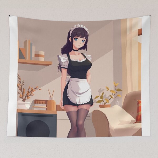Item preview, Classic French Maid Manga Style designed and sold by e-not-shop.