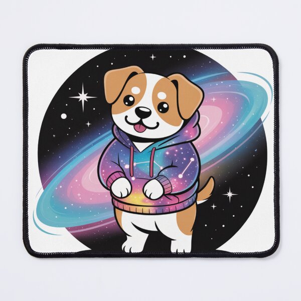 Item preview, Chill Dog Meme Illustration (Intergalactic Vibe) designed and sold by Silly Shapes Co..