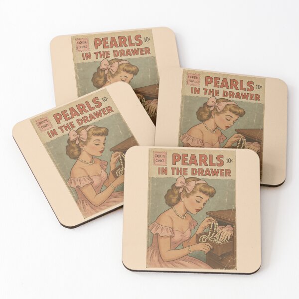 Item preview, Delicate Coquette Aesthetic: Pearls in the Drawer designed and sold by bapupa.