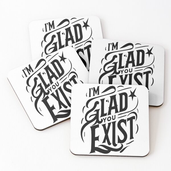 Item preview, I'm Glad You Exist #05 – Minimalist Typography for T-Shirt & Gifts. designed and sold by MyAceCrafts.