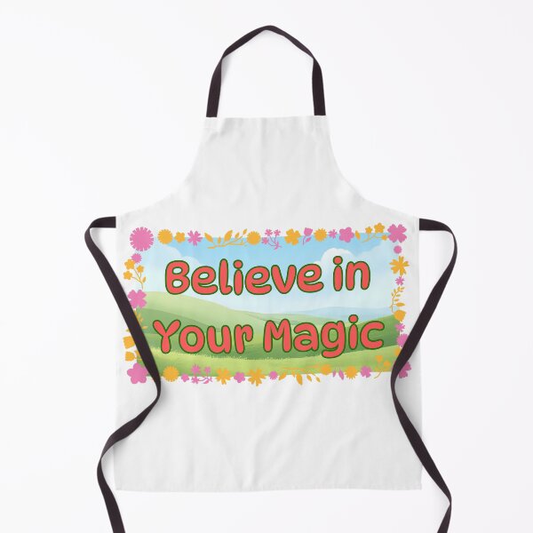 Item preview,  Believe in Your Magic – Inspiring Floral Typography Design designed and sold by Pixel--Threads.