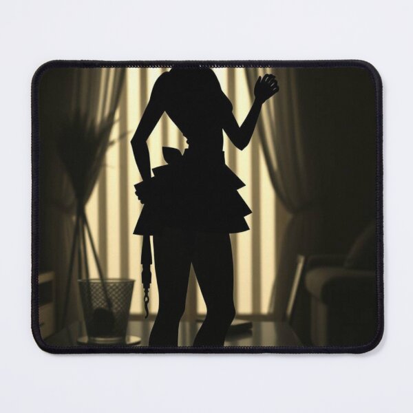 Item preview, A silhoutte of a French girl in Paris designed and sold by e-not-shop.