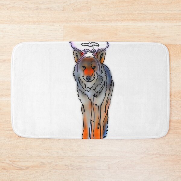 Item preview, Wolf Wearing an Angel Halo – animalzinhats designed and sold by Ashley’sAnimalz.