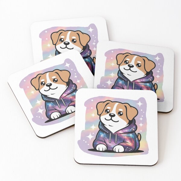 Item preview, Chill Dog Meme Illustration (Intergalactic Vibe) designed and sold by Silly Shapes Co..