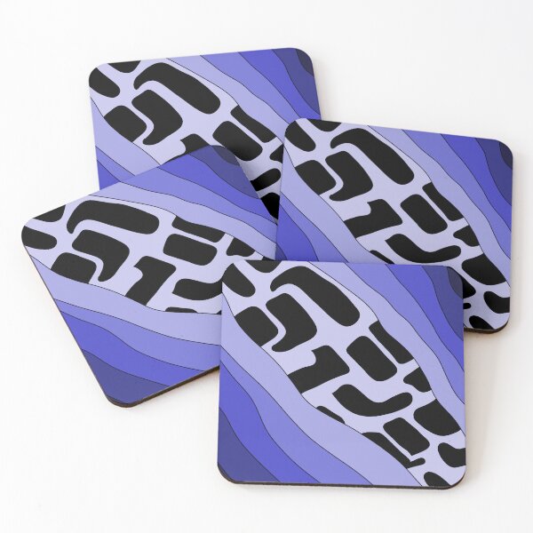 Item preview, Aesthetic geometric and blue wave pattern designed and sold by TAbstractDesign.