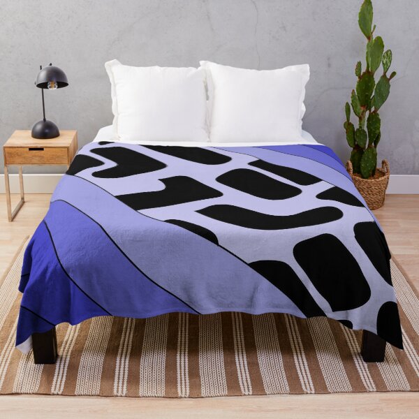 Item preview, Aesthetic geometric and blue wave pattern designed and sold by TAbstractDesign.