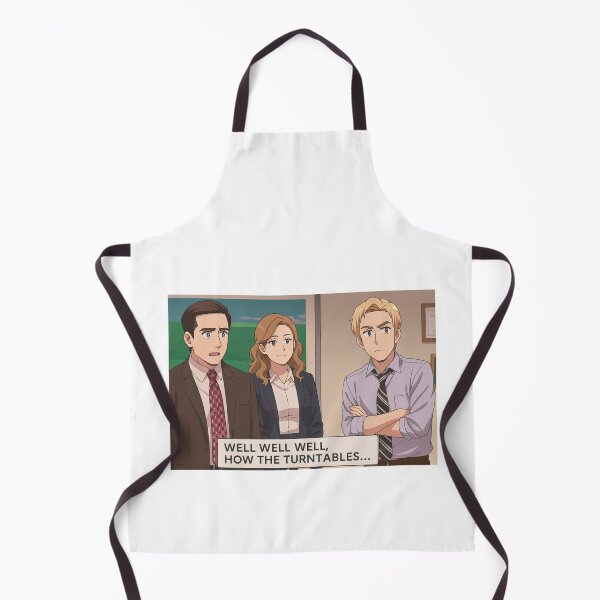 Item preview, Michael Scott Quote – “Well Well Well, How The Turntables” – The Office Anime Style designed and sold by Enea Kelo.