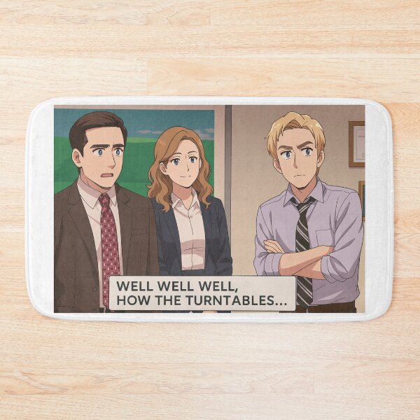 Item preview, Michael Scott Quote – “Well Well Well, How The Turntables” – The Office Anime Style designed and sold by Enea Kelo.