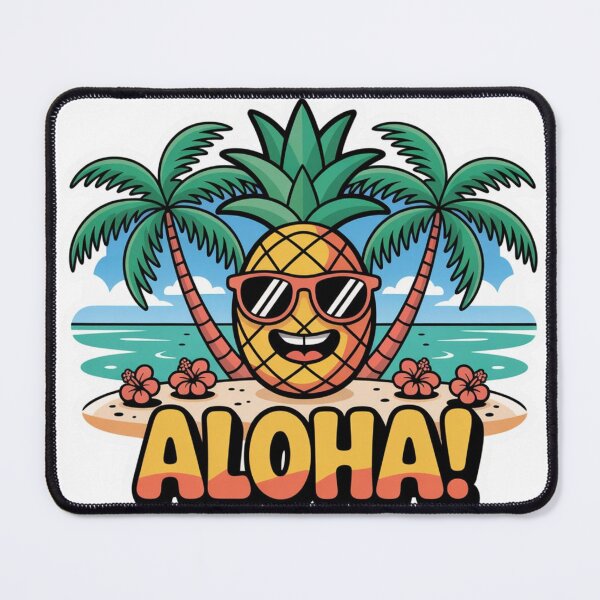 Item preview, Cartoon Pineapple Tropical Style designed and sold by ArtQueen777.