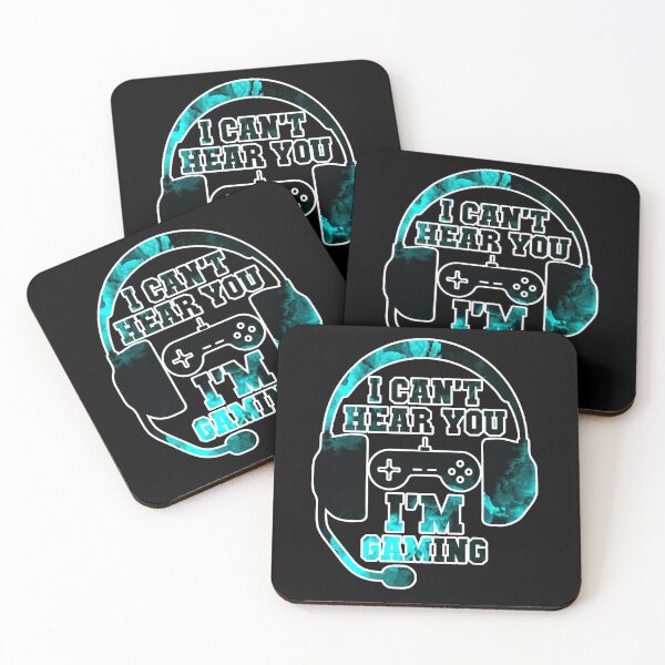 Item preview, Funny Gamer Design: Headset Icon with 'I Can't Hear You I'm Gaming' Quote designed and sold by VonsKraftCorner.