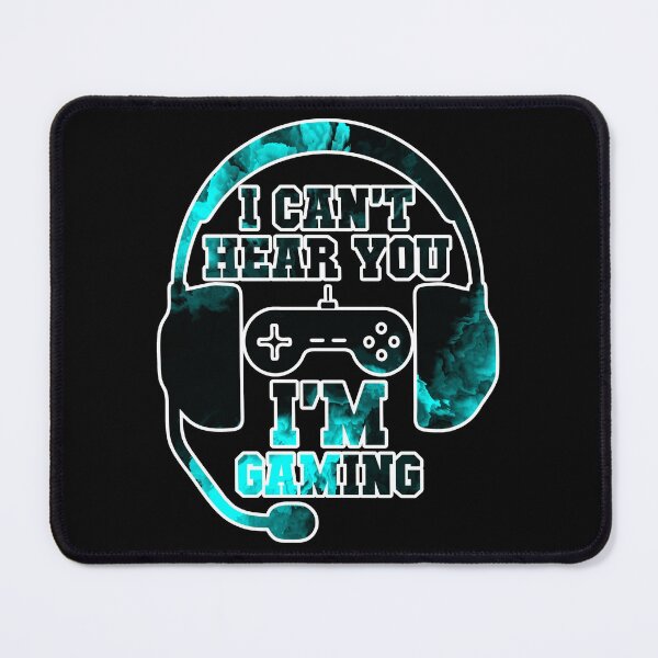 Item preview, Funny Gamer Design: Headset Icon with 'I Can't Hear You I'm Gaming' Quote designed and sold by VonsKraftCorner.