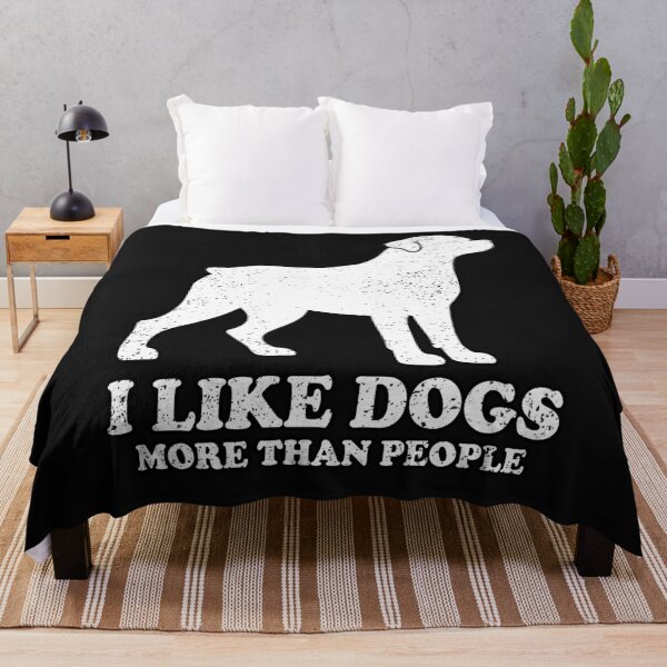 Item preview, I LIKE DOGS MORE THAN PEOPLE - ROTTWEILER | Pets and Dogs lovers for Men and Women t-shirt designed and sold by panchiTWO.