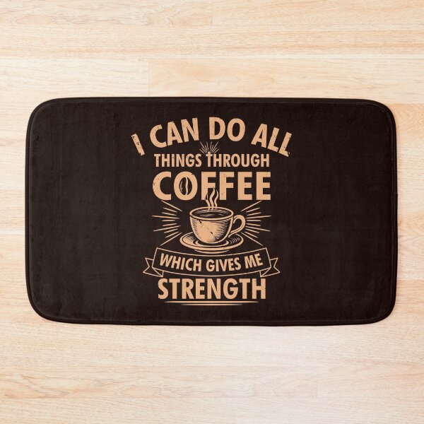 Item preview, Funny Coffee Lover Religious Parody Typography designed and sold by BoggsNicolasArt.