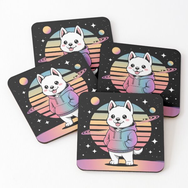 Item preview, Chill Dog Meme Illustration (Intergalactic Vibe) designed and sold by Silly Shapes Co..