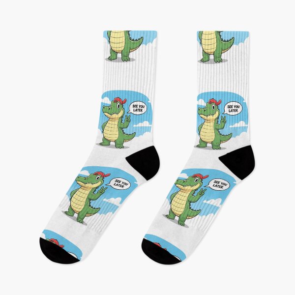 Item preview, Funny phrase: see you later, alligator designed and sold by Pop, Culture and Stuff.