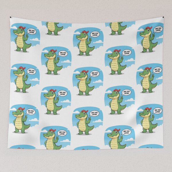 Item preview, Funny phrase: see you later, alligator designed and sold by Pop, Culture and Stuff.