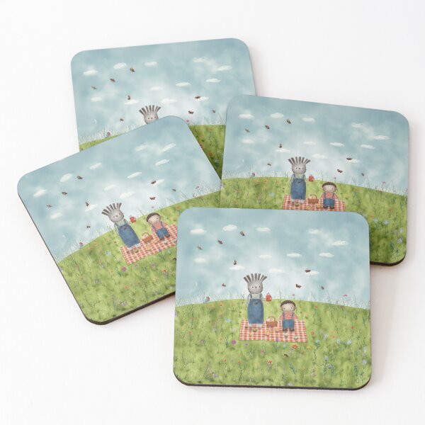 Item preview, Sunny Meadow Picnic Friends designed and sold by Whimsical Hug.