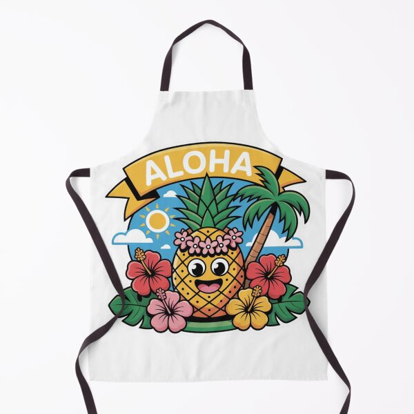 Item preview, Cartoon Tropical Pineapple  designed and sold by ArtQueen777.