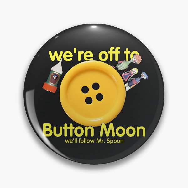 Item preview, "We're Off to Button Moon" – Retro TV Nostalgia Design designed and sold by myhotshoes.