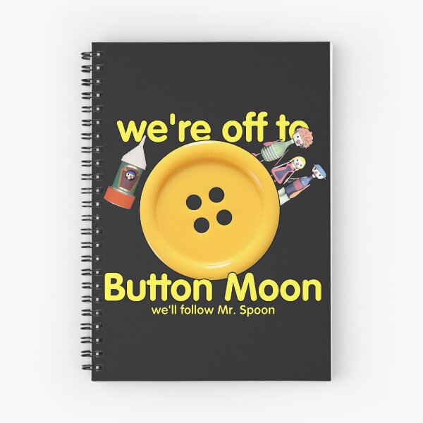 Item preview, "We're Off to Button Moon" – Retro TV Nostalgia Design designed and sold by myhotshoes.