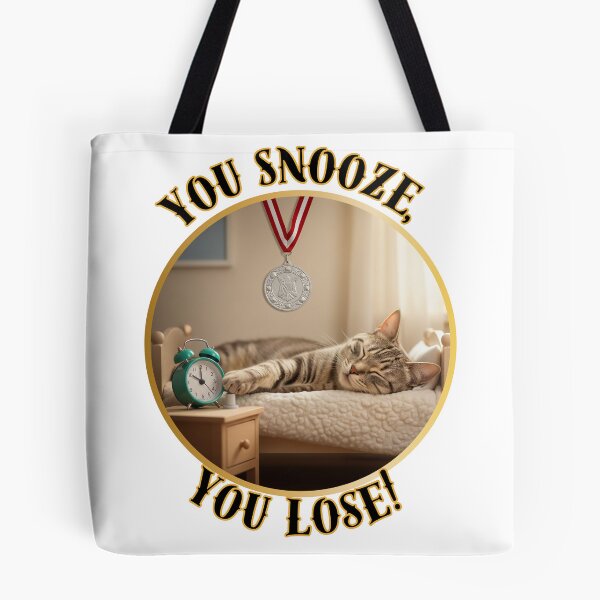 Item preview, Funny phrase: snooze, you lose IRL designed and sold by Pop, Culture and Stuff.