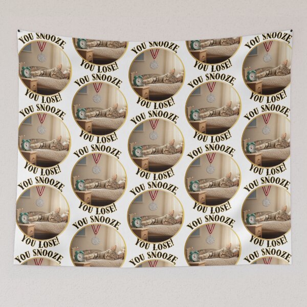 Item preview, Funny phrase: snooze, you lose IRL designed and sold by Pop, Culture and Stuff.