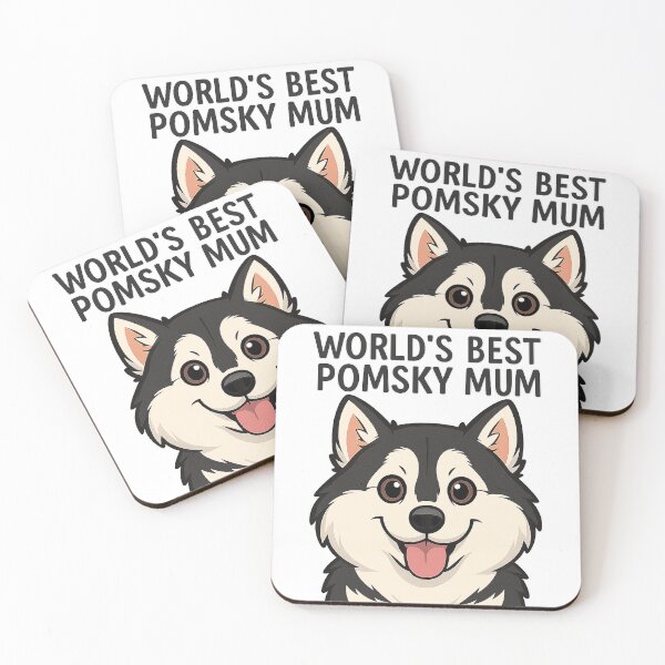 Item preview, World's Best Pomsky Mum designed and sold by Dylans Designs.