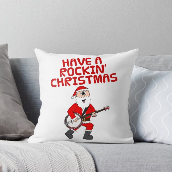 Item preview, Have A Rockin' Christmas, Santa Playing Banjo, Music Teacher designed and sold by doodlerob.