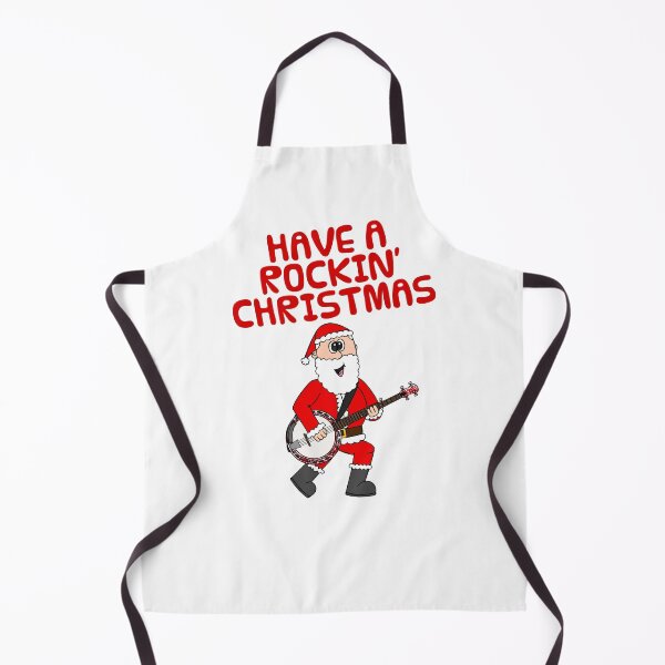 Item preview, Have A Rockin' Christmas, Santa Playing Banjo, Music Teacher designed and sold by doodlerob.