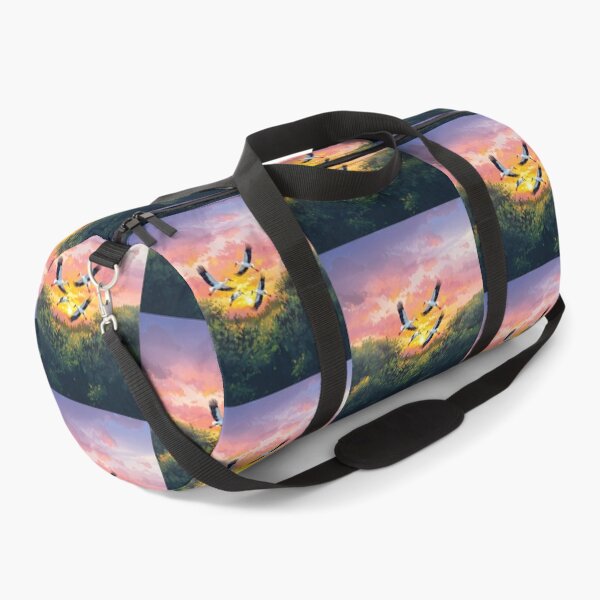 Item preview, Majestic storks in flight at sunset designed and sold by Marcu Ioachim.