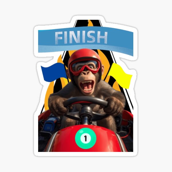Item preview, Turbo Chimp: Full Throttle Fury designed and sold by ELVIN DESIGNS.