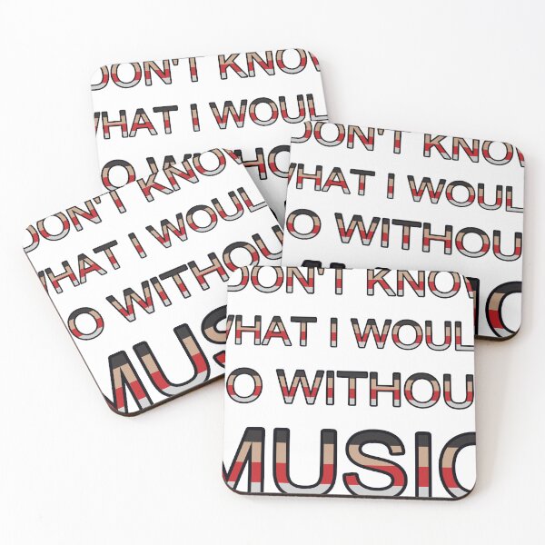 Item preview, I Dont Know What I Would Do Without Music Colorful Text designed and sold by TheIconSmith.