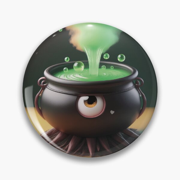 Item preview, Wicked Brew – One-Eyed Bubbling Cauldron designed and sold by Becky-Poppins.