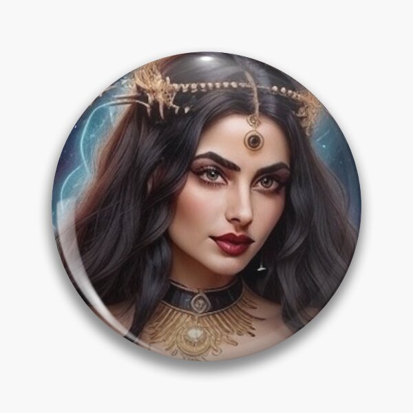 Item preview, Ram-Horned Aries Goddess – Astrological Fantasy Illustration designed and sold by MissSaylor.