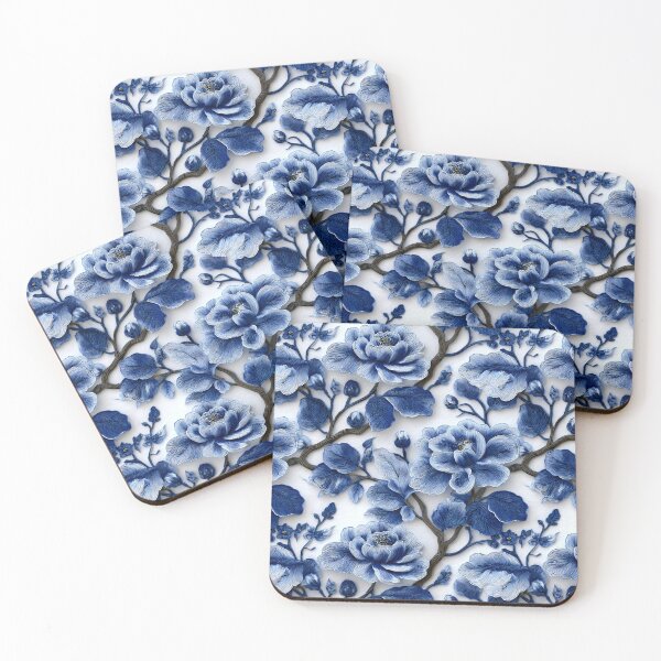 Item preview, Petal Lines: Delft in Bloom designed and sold by House of Blue.