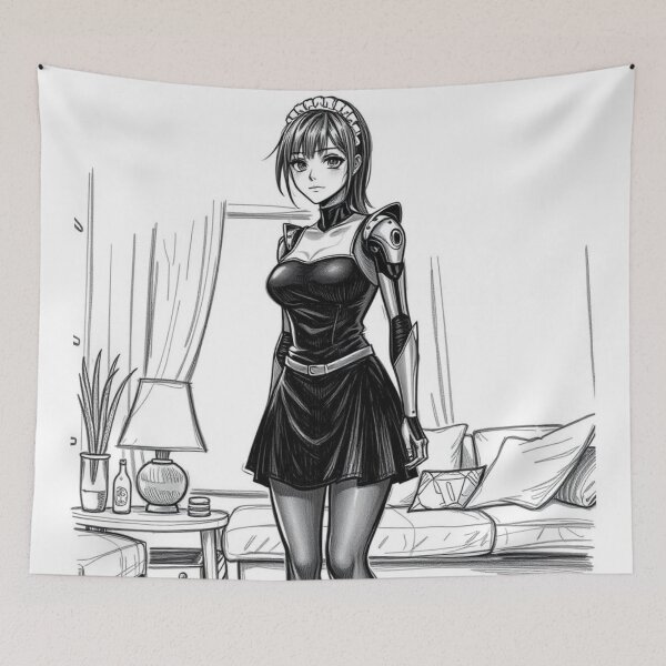 Item preview, A Cyber French Maid designed and sold by e-not-shop.