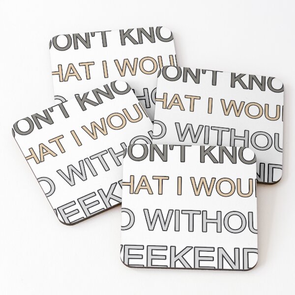 Item preview, I Dont Know What I Would Do Without Weekends Dark Academia designed and sold by TheIconSmith.