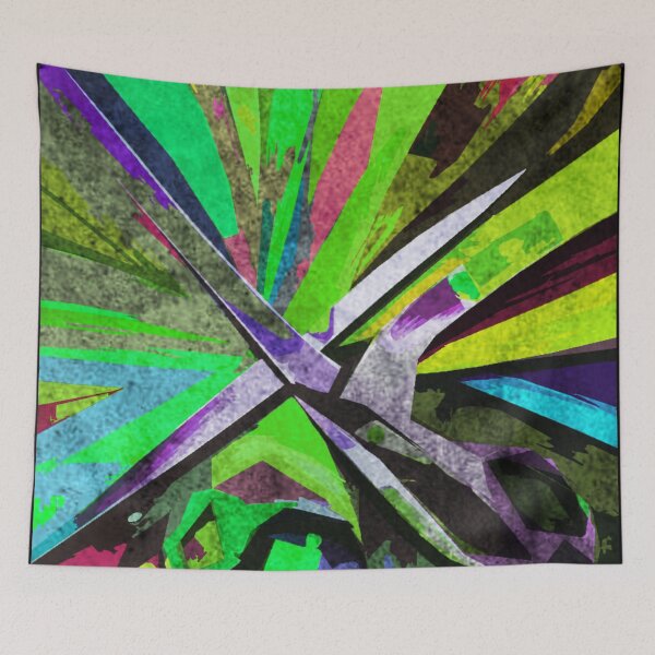 Item preview, Abstract scissors designed and sold by kinpirks.