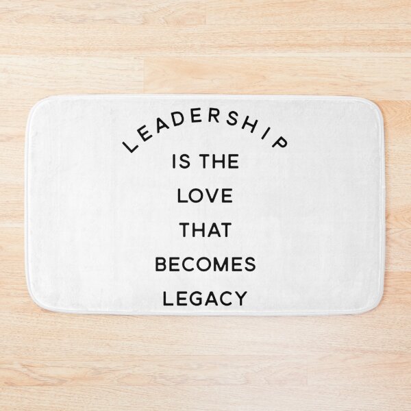 Item preview, Leadership Is the Love That Becomes Legacy - Heart-Centered Leadership Quote designed and sold by Soaring Eagle.