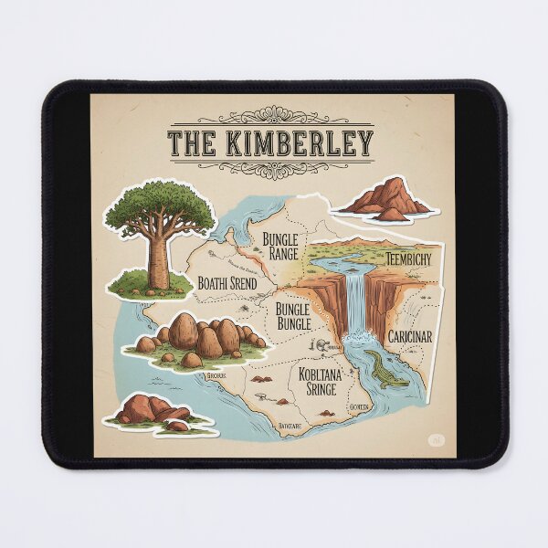 Item preview, Discover The Kimberley: A Detailed and Characterful Artwork designed and sold by Digital Dreams Arts.