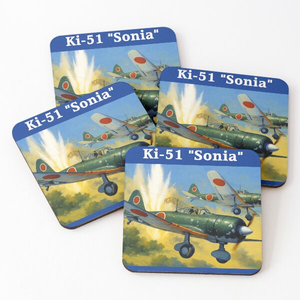 Item preview, WW2 Japanese Aircraft Ki-51 Sonia Fighter WWII Plane Aviation designed and sold by Blok45.