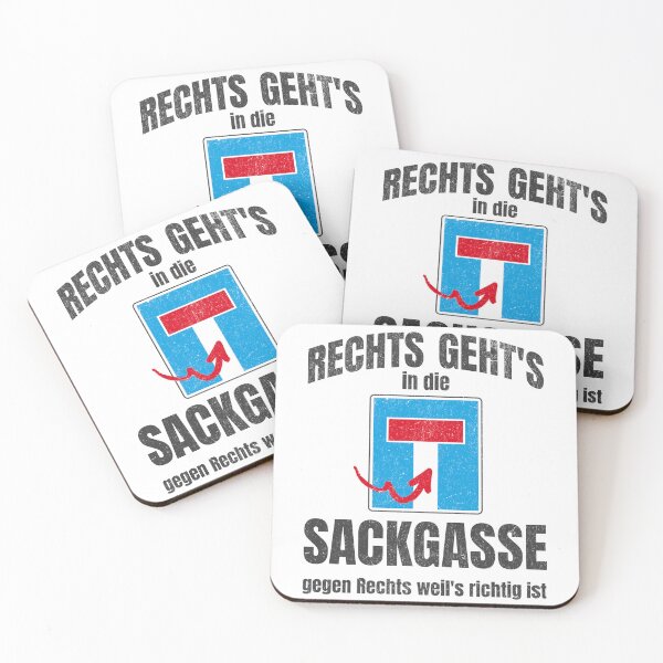 Item preview, The right is heading for a dead end – political statement against the shift to the right and the AfD designed and sold by VariousGoodies.