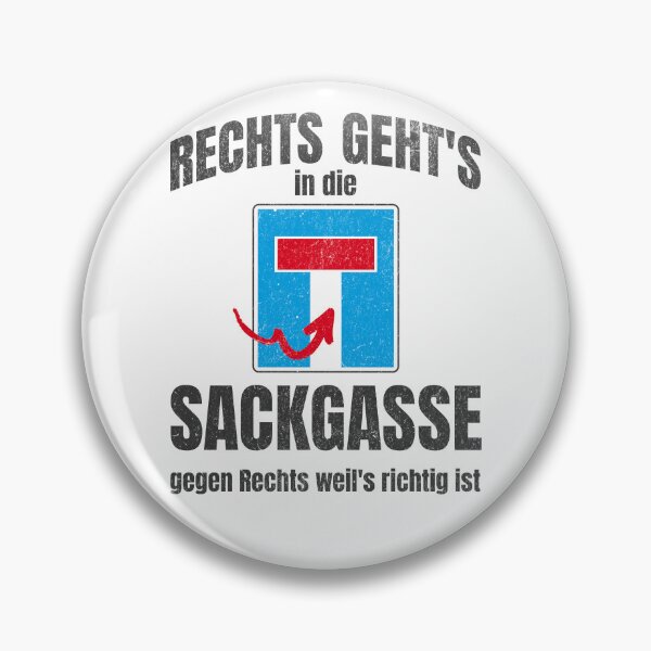 Item preview, The right is heading for a dead end – political statement against the shift to the right and the AfD designed and sold by VariousGoodies.