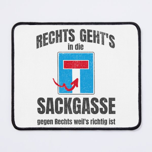 Item preview, The right is heading for a dead end – political statement against the shift to the right and the AfD designed and sold by VariousGoodies.