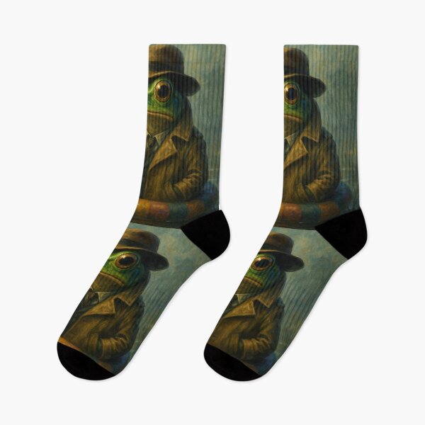 Item preview, Detective Frog in the Marsh designed and sold by Zenvo.