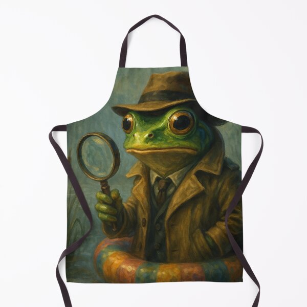 Item preview, Detective Frog in the Marsh designed and sold by Zenvo.